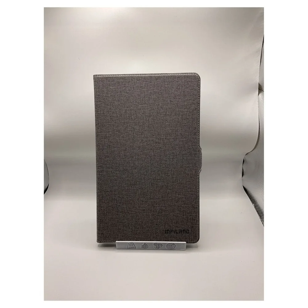 Infiland‎ Grey Fabric Folio Case for Samsung Galaxy Tab A7 10.4